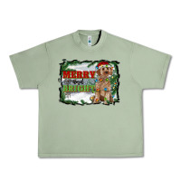 Oil Green merry and bright cockapoo Urban Heavy Tee - RanaPortraitStore
