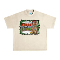 Sandshell merry and bright cockapoo Urban Heavy Tee - RanaPortraitStore