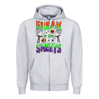 Heather Grey freak in the sheets Zipper Hoodie - BundleAndBundleShop