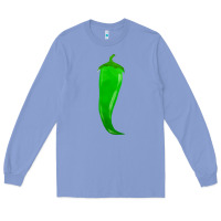 Colony Blue ananemi chilli pepper fa element Long Sleeve Tee - FaDigitalArtStudio