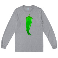 Heather Grey ananemi chilli pepper fa element Long Sleeve Tee - FaDigitalArtStudio