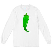 White ananemi chilli pepper fa element Long Sleeve Tee - FaDigitalArtStudio