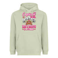 Matcha As A Capricorn Girl I Was Born With My Heart On My Sleeve And A Mouth Heavyweight Hoodie - Jasminsmagicworld