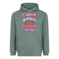 Sage As A Capricorn Girl I Was Born With My Heart On My Sleeve And A Mouth Heavyweight Hoodie - Jasminsmagicworld
