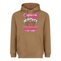 Toasted Coconut As A Capricorn Girl I Was Born With My Heart On My Sleeve And A Mouth Heavyweight Hoodie - Jasminsmagicworld