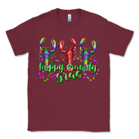 Burgundy happy crawdy gras Classic Tee - RacoonDesign