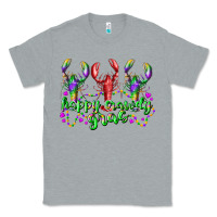 Heather Grey happy crawdy gras Classic Tee - RacoonDesign