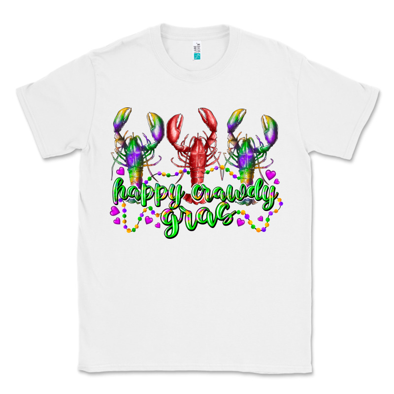 Happy Crawdy Gras Classic Tee by RacoonDesign | Teevron