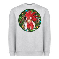 Heather Grey Roaster Christmas Heavyweight Sweatshirt - RanaPortraitStore