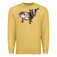 Antique Gold Nigerian Dwarf Goat Premium Sweatshirt - LillyAllenDesigns