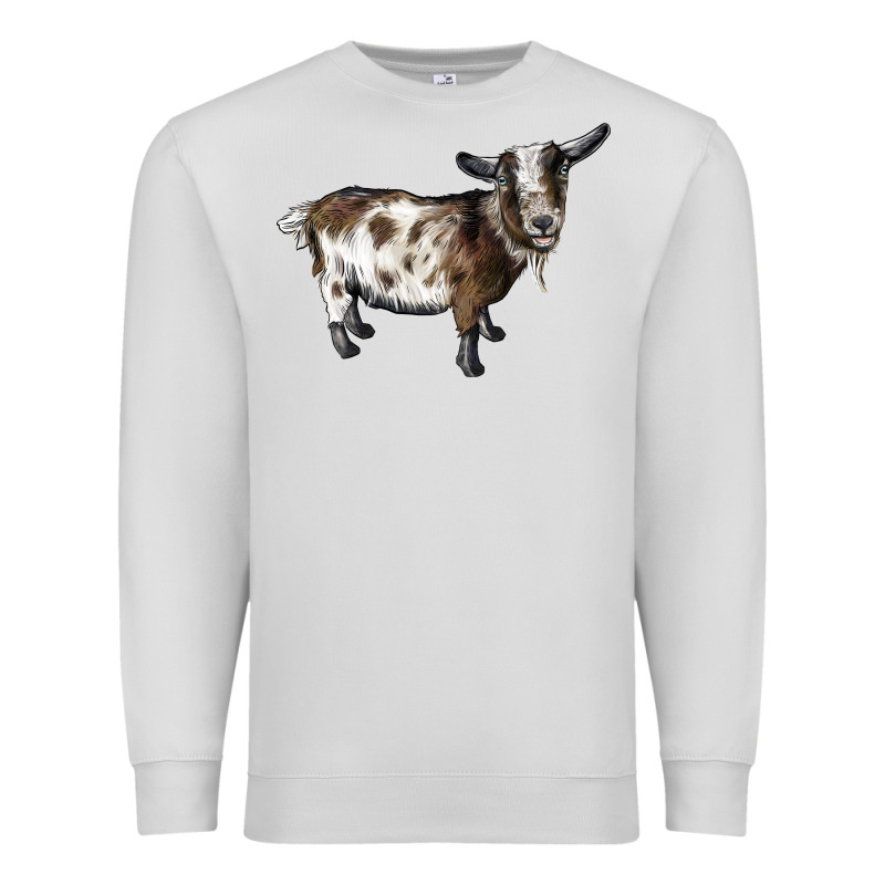 Nigerian Dwarf Goat Premium Sweatshirt by LillyAllenDesigns | Teevron