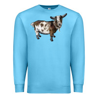 Ocean Blue Nigerian Dwarf Goat Premium Sweatshirt - LillyAllenDesigns