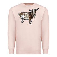 Pale Pink Nigerian Dwarf Goat Premium Sweatshirt - LillyAllenDesigns