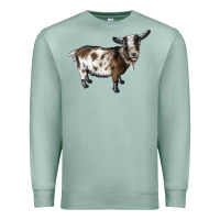 Seafoam Nigerian Dwarf Goat Premium Sweatshirt - LillyAllenDesigns