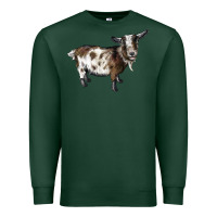 Sports Green Nigerian Dwarf Goat Premium Sweatshirt - LillyAllenDesigns