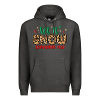 Charcoal Heather let it snow somewhere else Premium Hoodie - MaliasSmallBusiness