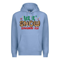 Colony Blue let it snow somewhere else Premium Hoodie - MaliasSmallBusiness