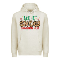 Oatmeal Heather let it snow somewhere else Premium Hoodie - MaliasSmallBusiness