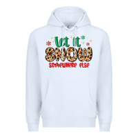 White let it snow somewhere else Premium Hoodie - MaliasSmallBusiness