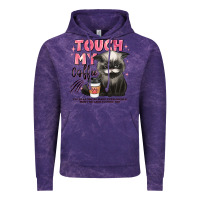 Cloud Purple touch my coffee and ill slap you so hard grumpy ca Vintage Hoodie - JahusDesignShop