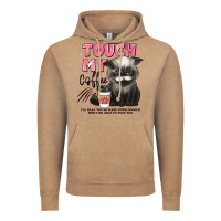 Vintage Coffee touch my coffee and ill slap you so hard grumpy ca Vintage Hoodie - JahusDesignShop