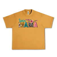 Peanut Butter twin mama with flowers Urban Heavy Tee - texasbilliewilder