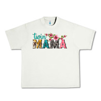 Pistachio twin mama with flowers Urban Heavy Tee - texasbilliewilder
