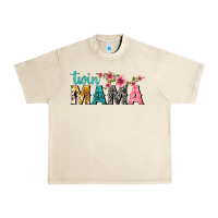 Sandshell twin mama with flowers Urban Heavy Tee - texasbilliewilder