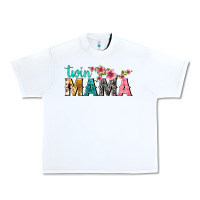 White twin mama with flowers Urban Heavy Tee - texasbilliewilder