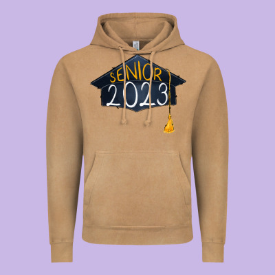 Vintage Hoodie senior 2023 graduation