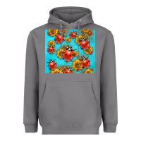 Storm Western Sunflowers Ladybug Heavyweight Hoodie - LillyAllenDesigns