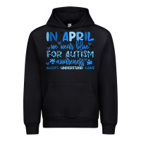 Black in april we wear blue for autism awareness Urban Hoodie - Artiststas