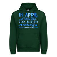 Forest Green in april we wear blue for autism awareness Urban Hoodie - Artiststas