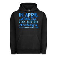 Pigment Black in april we wear blue for autism awareness Urban Hoodie - Artiststas