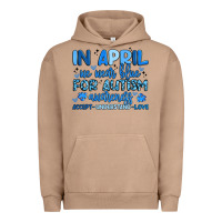 Pigment Burro in april we wear blue for autism awareness Urban Hoodie - Artiststas