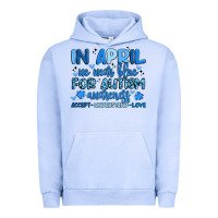 Pigment Grape Ice in april we wear blue for autism awareness Urban Hoodie - Artiststas