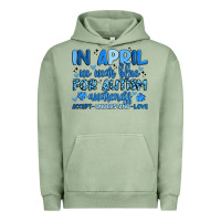 Pigment Oil Green in april we wear blue for autism awareness Urban Hoodie - Artiststas