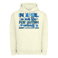 Pigment Pistachio in april we wear blue for autism awareness Urban Hoodie - Artiststas