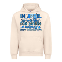 Sandshell in april we wear blue for autism awareness Urban Hoodie - Artiststas