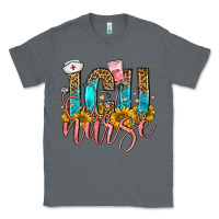 Charcoal Heather icu nurse Classic Tee - FaDigitalArtStudio