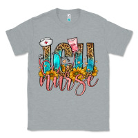 Heather Grey icu nurse Classic Tee - FaDigitalArtStudio