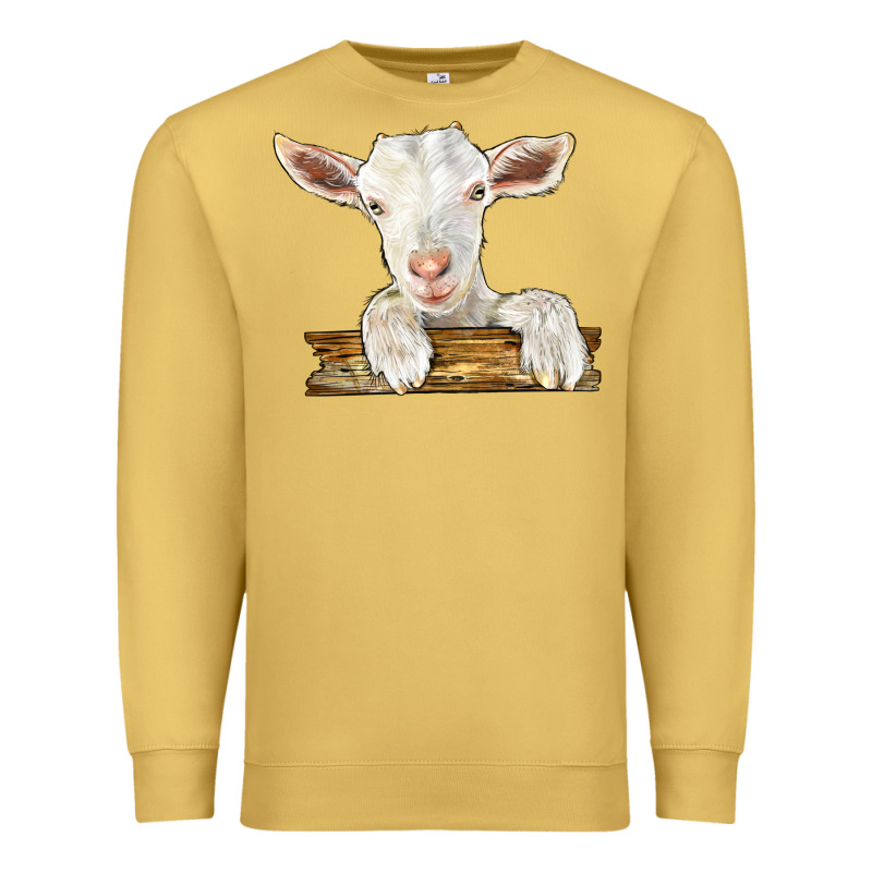 Baby Cashmere Goat Premium Sweatshirt by LillyAllenDesigns | Teevron