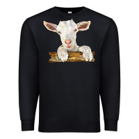 Black baby cashmere goat Premium Sweatshirt - LillyAllenDesigns