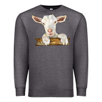 Charcoal Heather baby cashmere goat Premium Sweatshirt - LillyAllenDesigns
