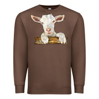 Chestnut baby cashmere goat Premium Sweatshirt - LillyAllenDesigns