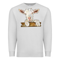 Dove Grey baby cashmere goat Premium Sweatshirt - LillyAllenDesigns