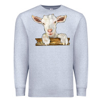 Heather Grey baby cashmere goat Premium Sweatshirt - LillyAllenDesigns
