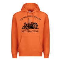Carrot I D Rather Be On My Tractor Premium Hoodie - Bettercallsaul