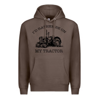 Coffee I D Rather Be On My Tractor Premium Hoodie - Bettercallsaul