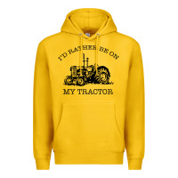 Lemon I D Rather Be On My Tractor Premium Hoodie - Bettercallsaul